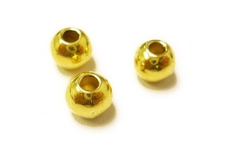 Brass Beads Gold